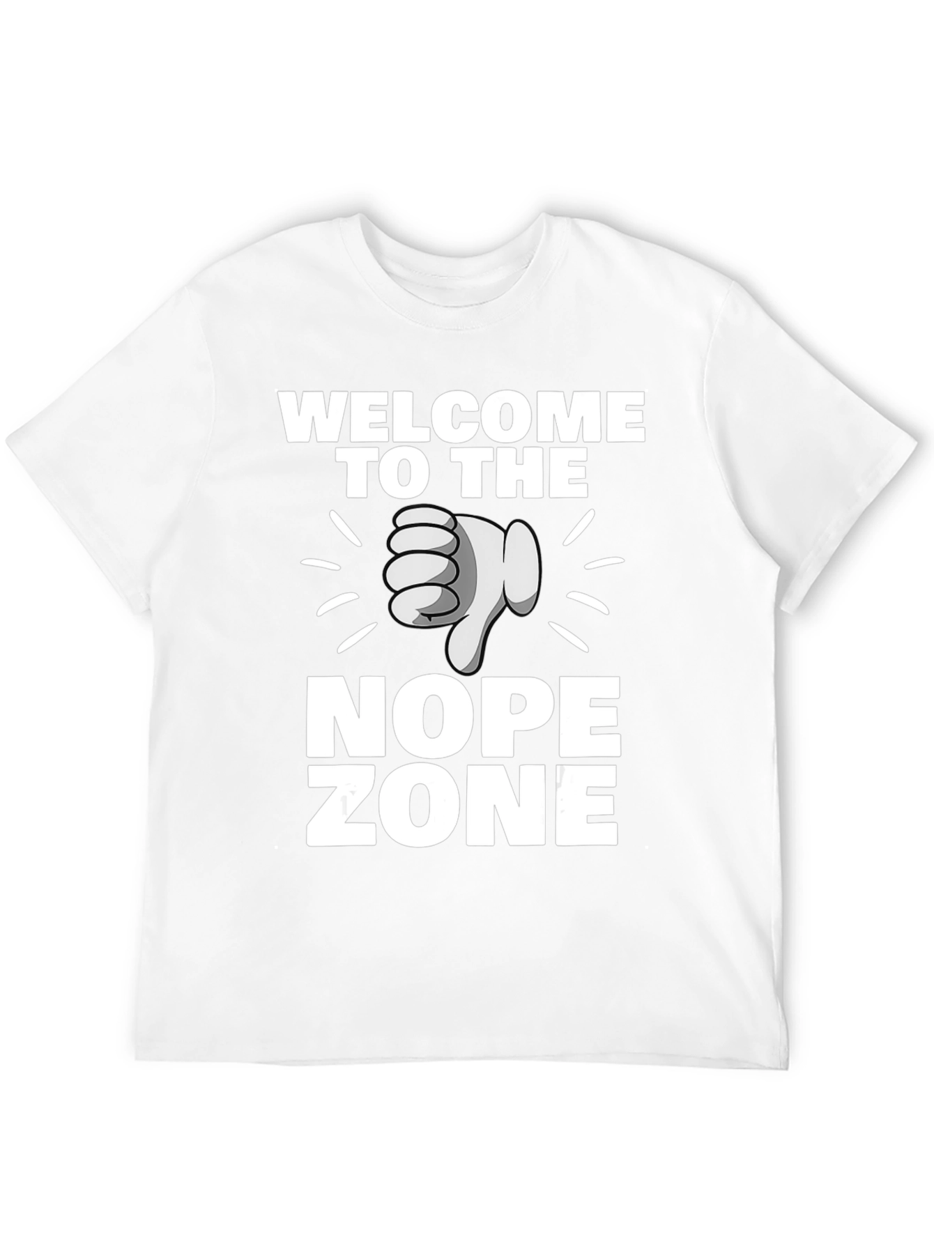 Welcome to the Nope Zone Black T-Shirt