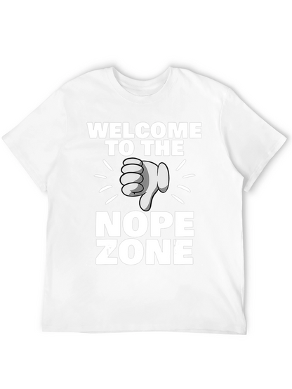 Welcome to the Nope Zone Black T-Shirt