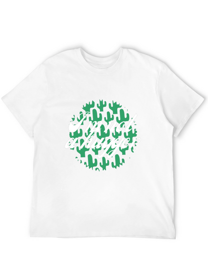 Im Not A Hugger Cactus Graphic T-Shirt
