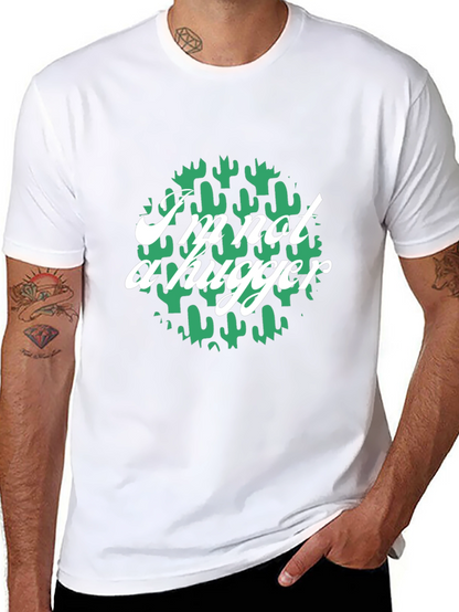 Im Not A Hugger Cactus Graphic T-Shirt