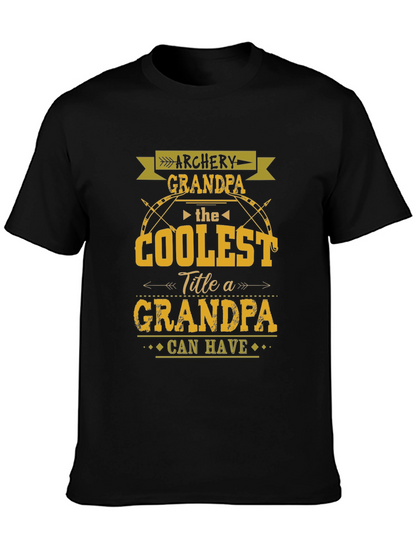 Archery Grandpa T-Shirt - Coolest Title Ever!