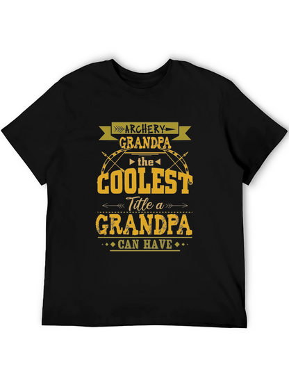 Archery Grandpa T-Shirt - Coolest Title Ever!
