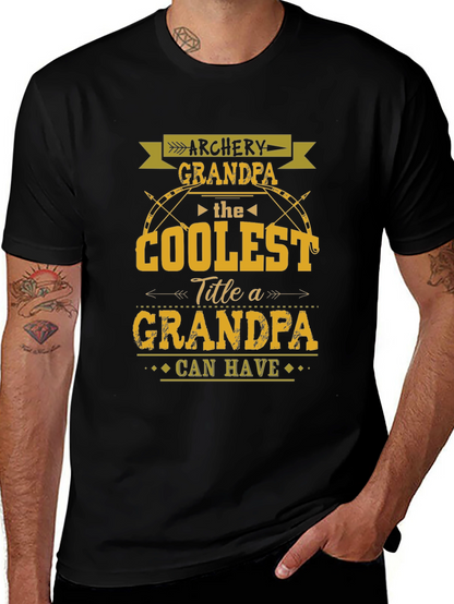 Archery Grandpa T-Shirt - Coolest Title Ever!