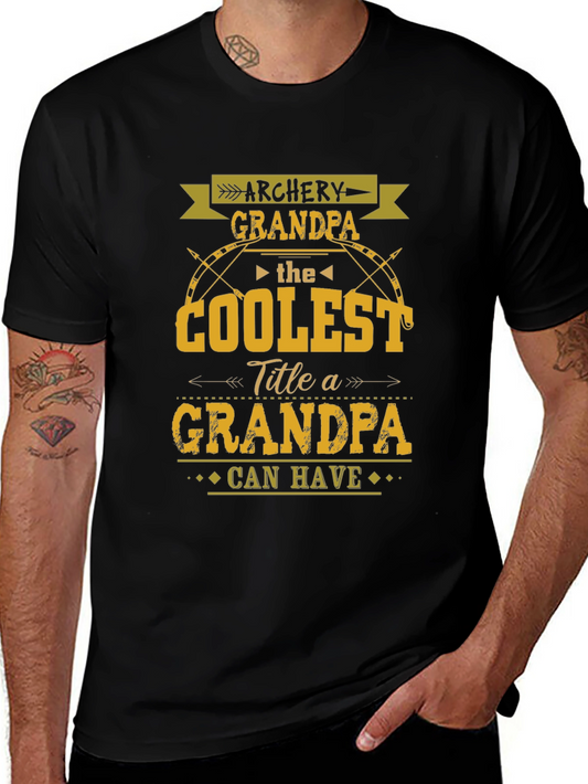 Archery Grandpa T-Shirt - Coolest Title Ever!