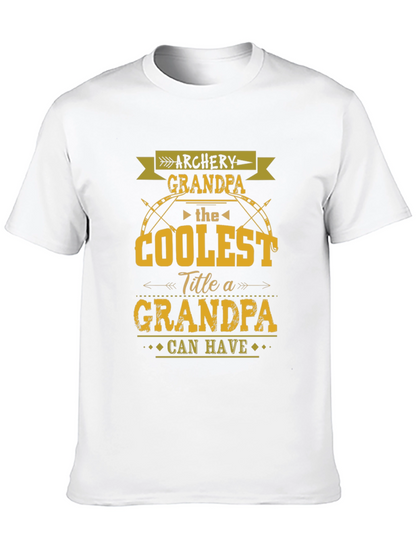 Archery Grandpa T-Shirt - Coolest Title Ever!