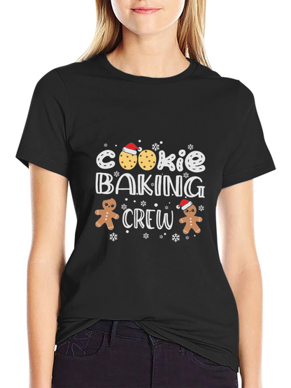 Cookie Baking Crew Holiday T-Shirt