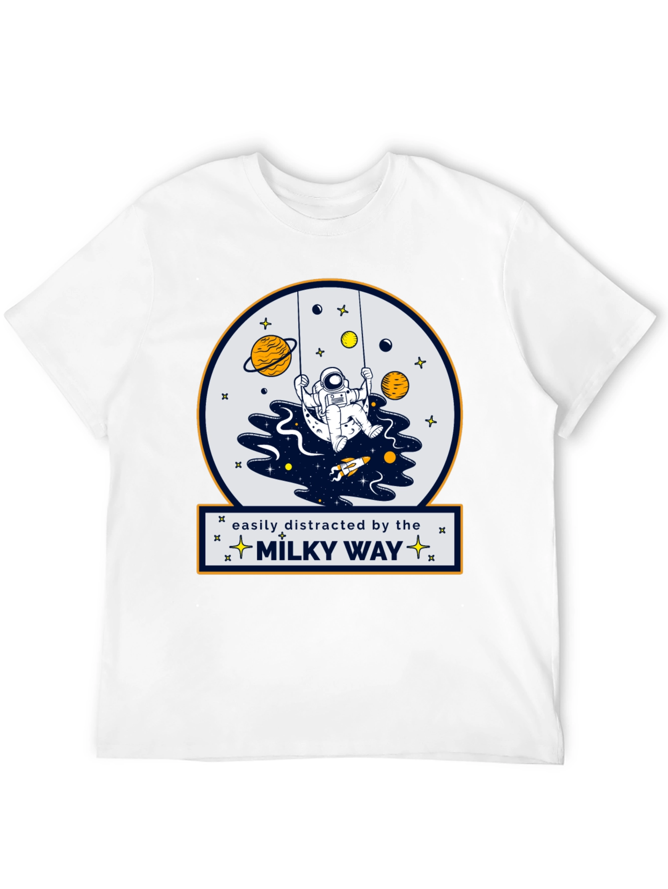 Easily Distracted by the Milky Way T-Shirt