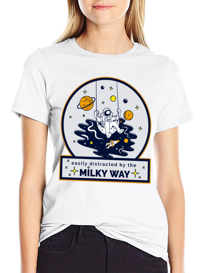 Easily Distracted by the Milky Way T-Shirt