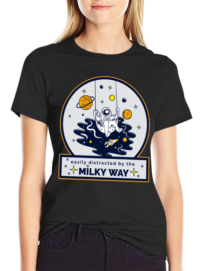 Easily Distracted by the Milky Way T-Shirt