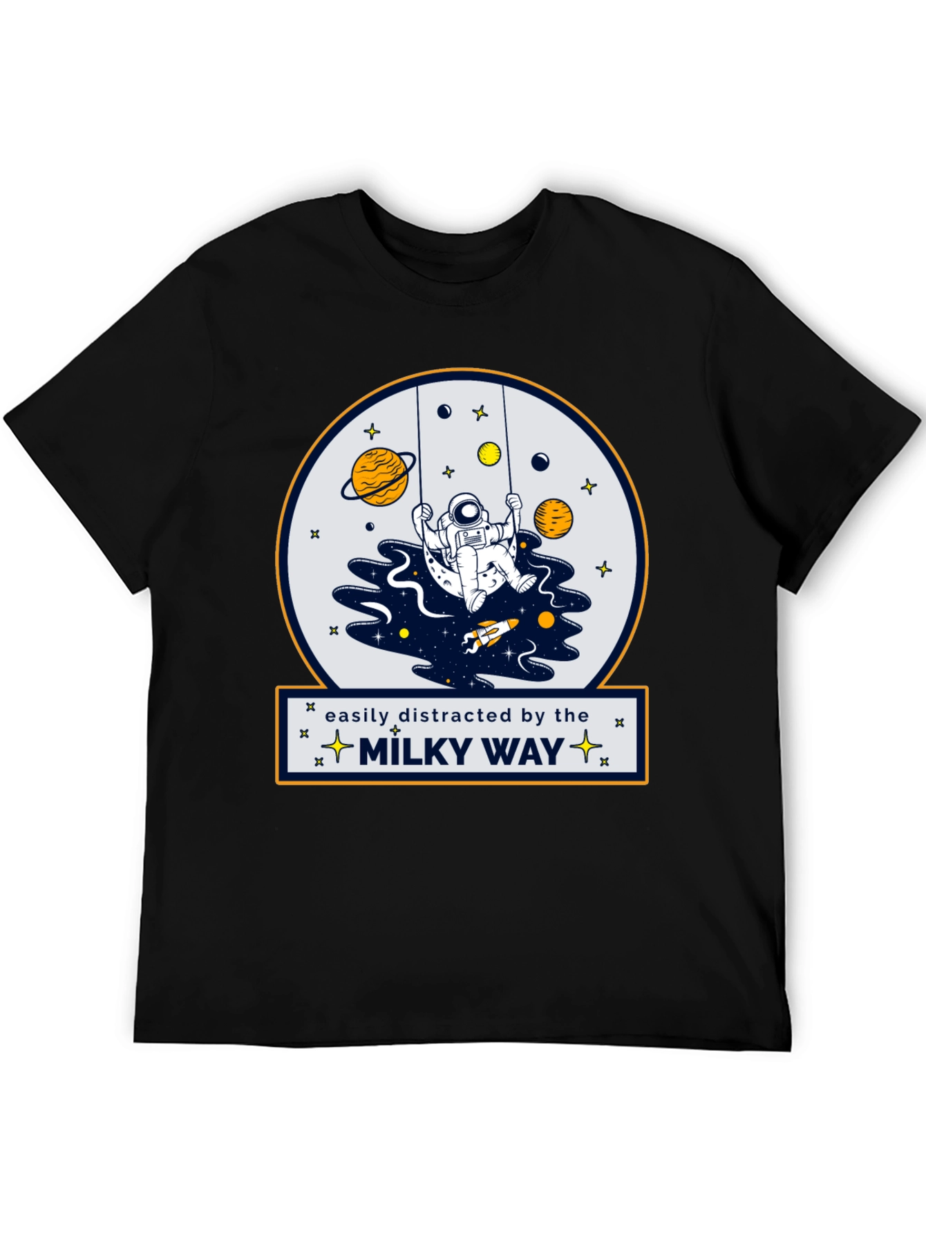 Easily Distracted by the Milky Way T-Shirt