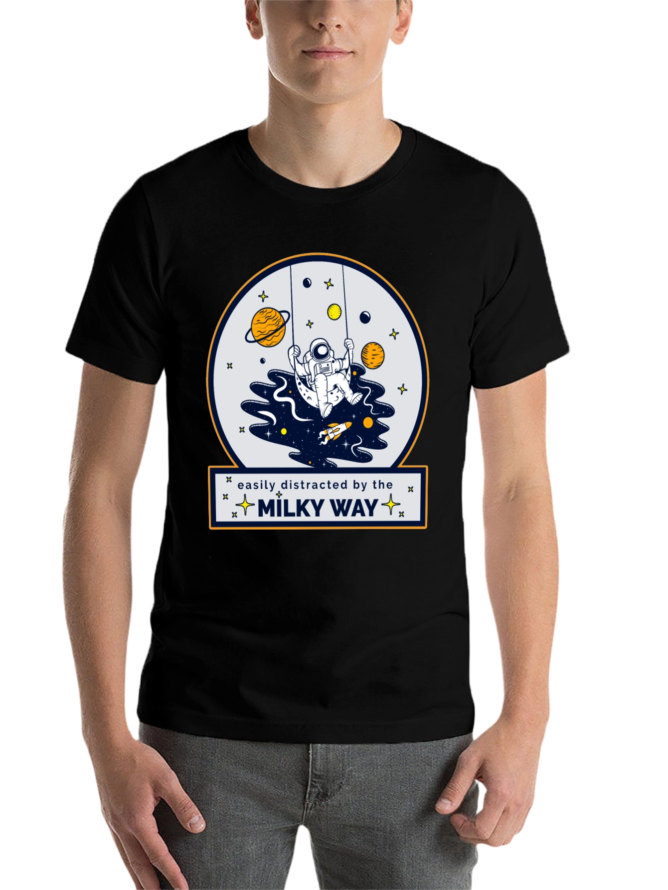 Easily Distracted by the Milky Way T-Shirt