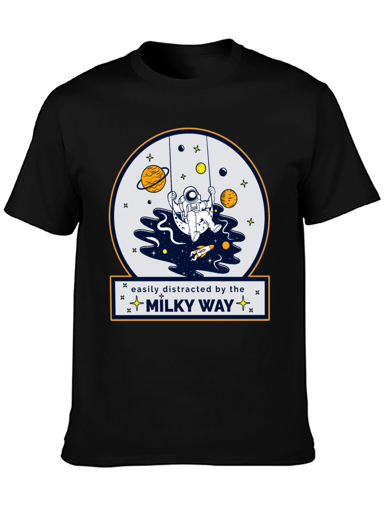 Easily Distracted by the Milky Way T-Shirt