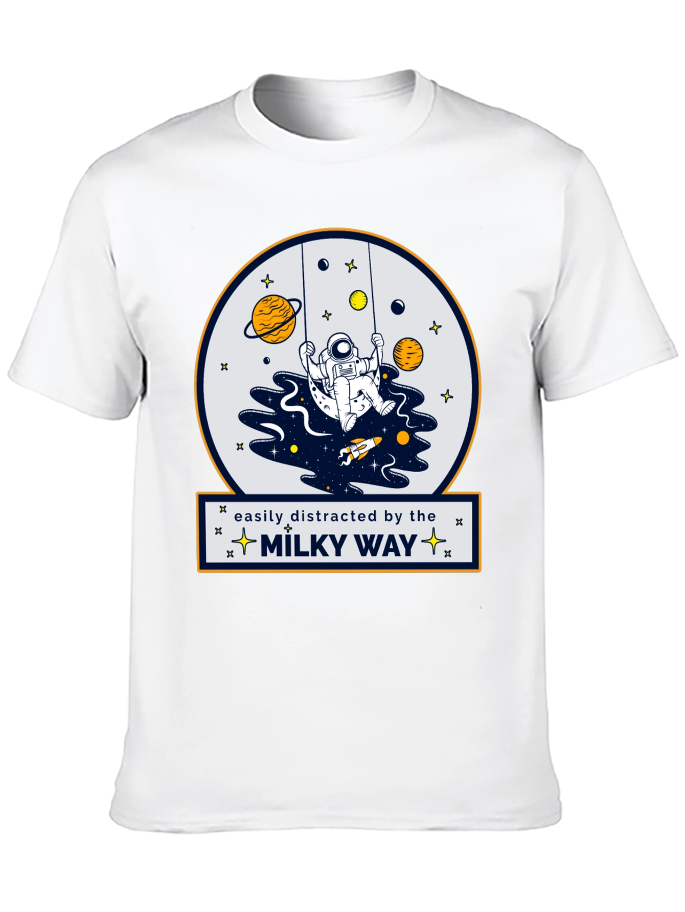 Easily Distracted by the Milky Way T-Shirt