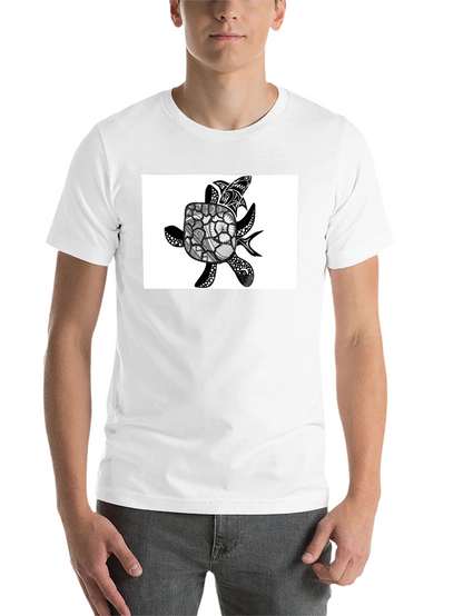 Sea Turtle Graphic T-Shirt - Black