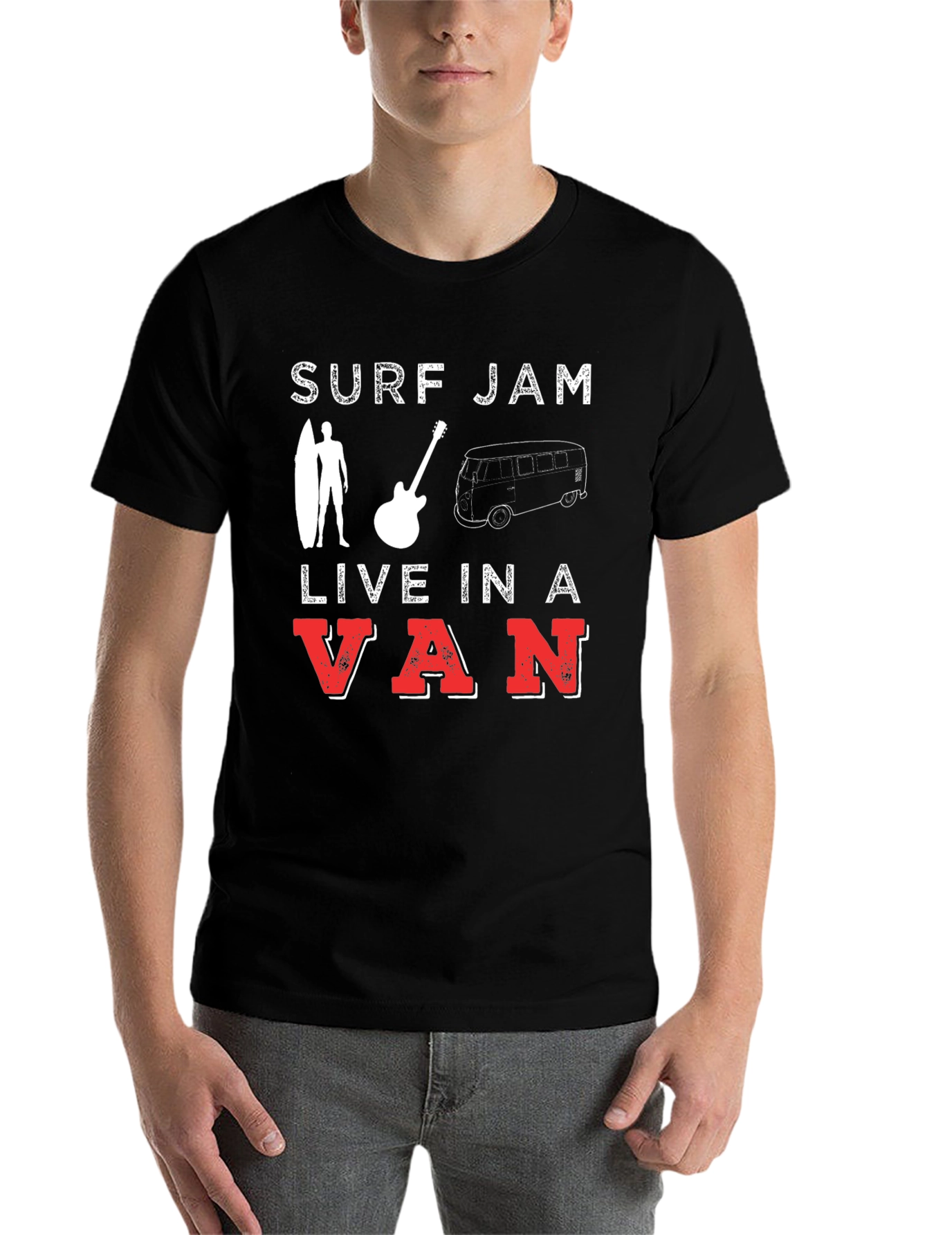 Surf Jam Live In A Van Graphic T-Shirt