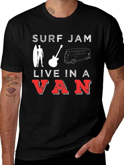 Surf Jam Live In A Van Graphic T-Shirt