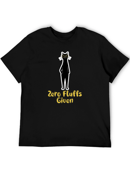 Zero Fluffs Given Cat T-Shirt