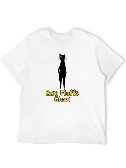 Zero Fluffs Given Cat T-Shirt