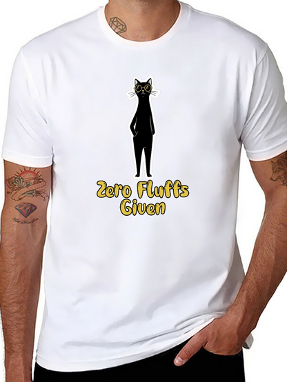 Zero Fluffs Given Cat T-Shirt