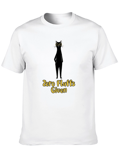 Zero Fluffs Given Cat T-Shirt