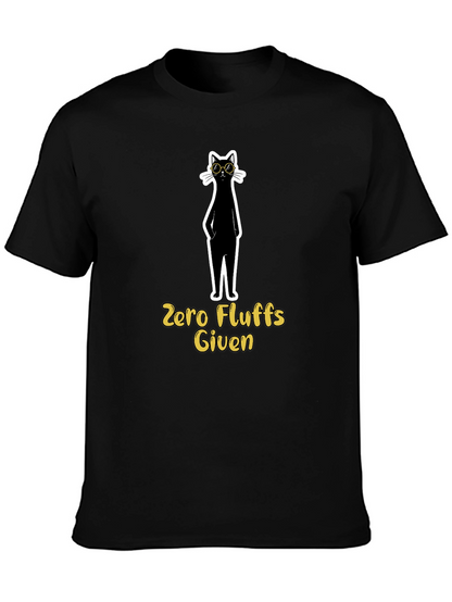 Zero Fluffs Given Cat T-Shirt