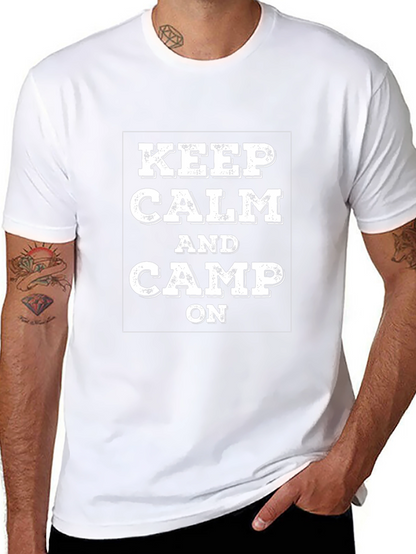 Keep Calm and Camp On T-Shirt