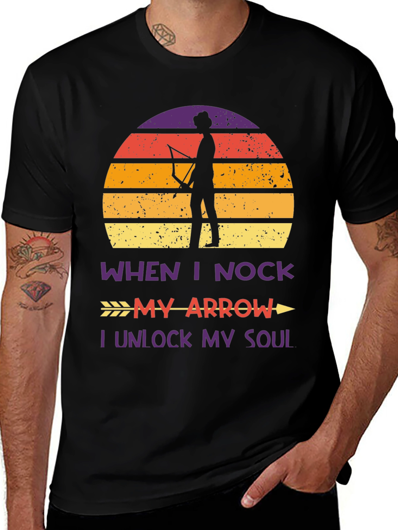Archery Soul T-Shirt - When I Nock My Arrow