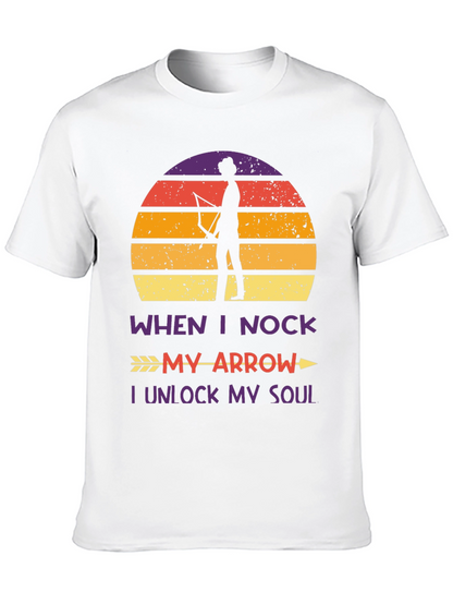 Archery Soul T-Shirt - When I Nock My Arrow