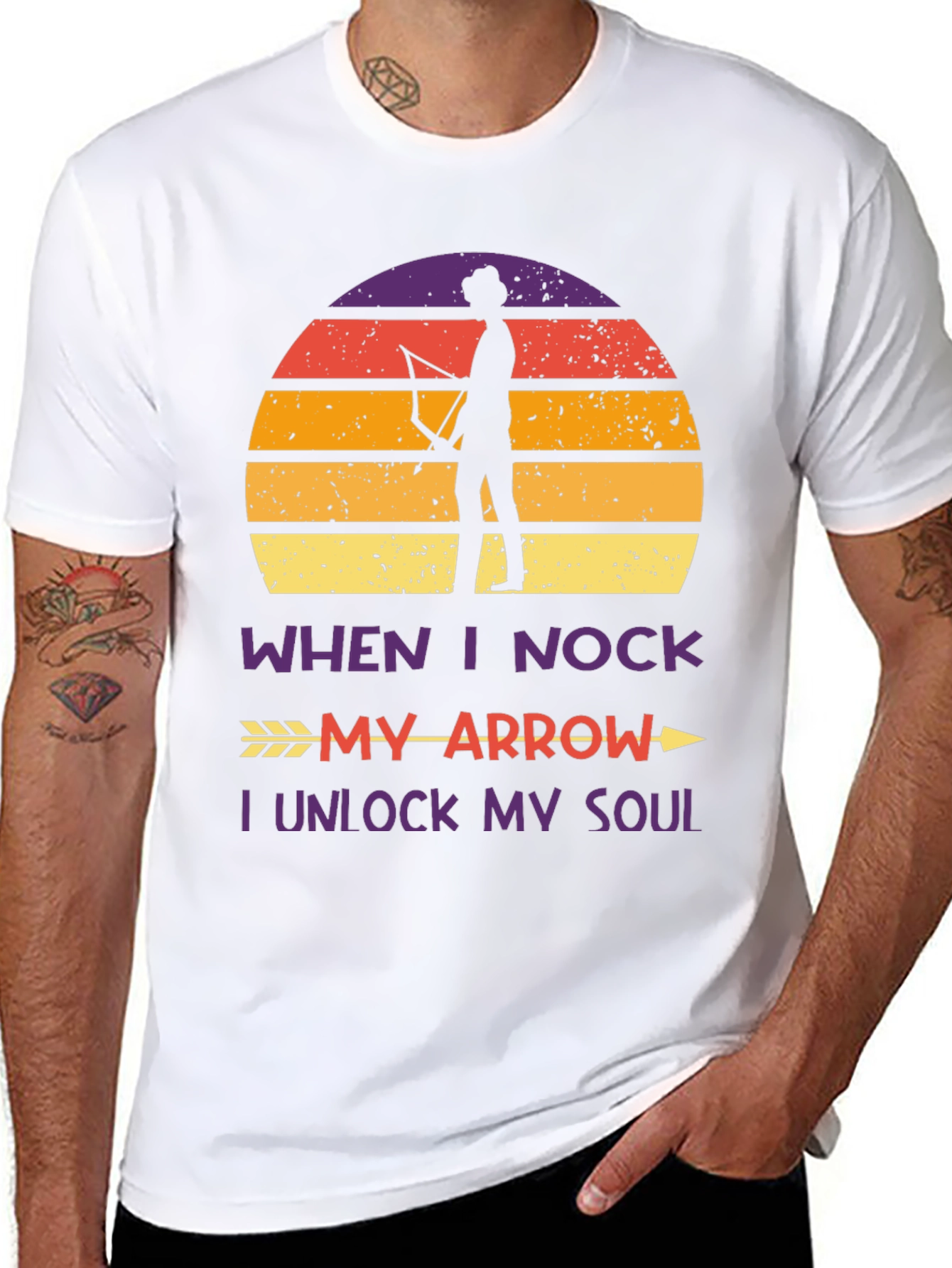 Archery Soul T-Shirt - When I Nock My Arrow