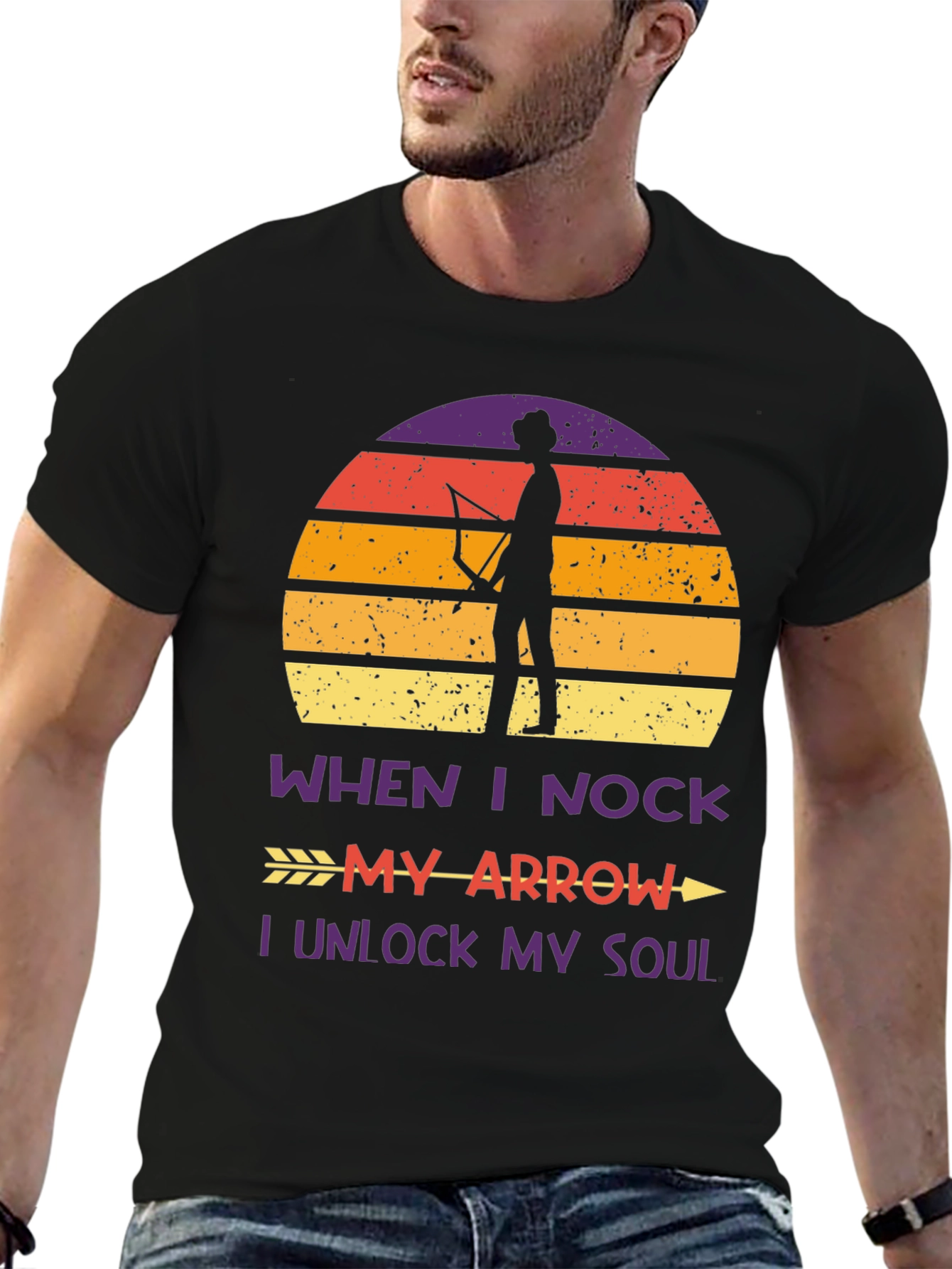 Archery Soul T-Shirt - When I Nock My Arrow