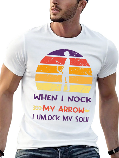 Archery Soul T-Shirt - When I Nock My Arrow