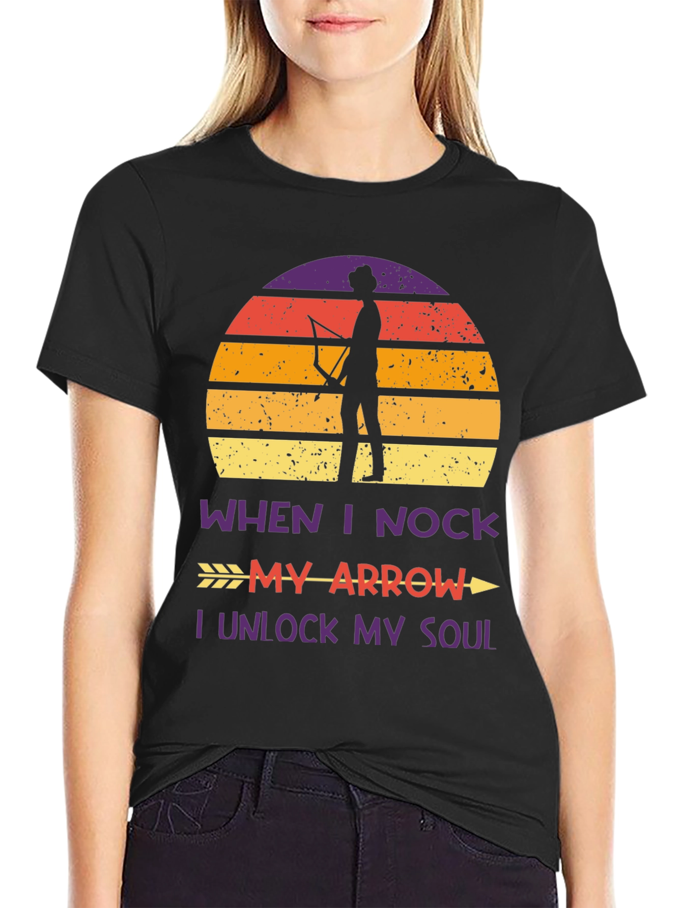 Archery Soul T-Shirt - When I Nock My Arrow