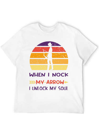 Archery Soul T-Shirt - When I Nock My Arrow