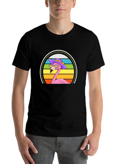 Flamingo Sunset Graphic Tee