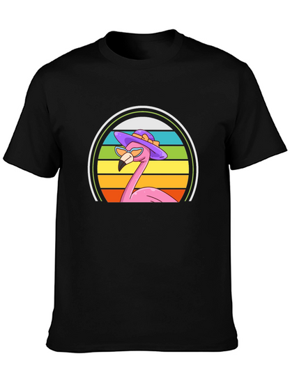 Flamingo Sunset Graphic Tee