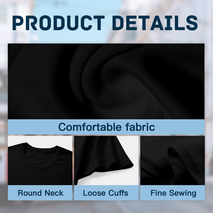 Purple Rose & Dreamy Butterfly Dark Tee