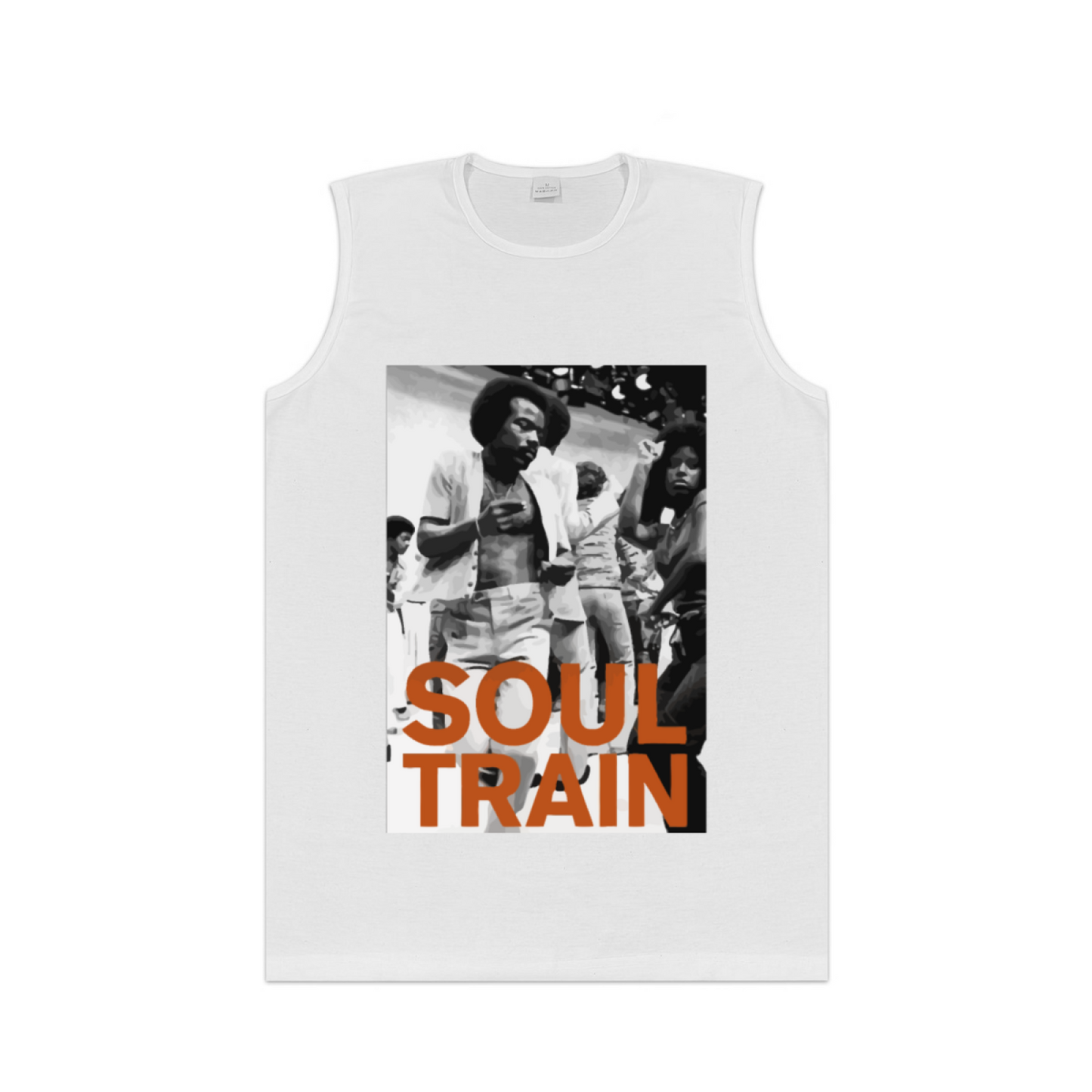 Retro Soul Train Vintage Funk Dance Men Tank Top