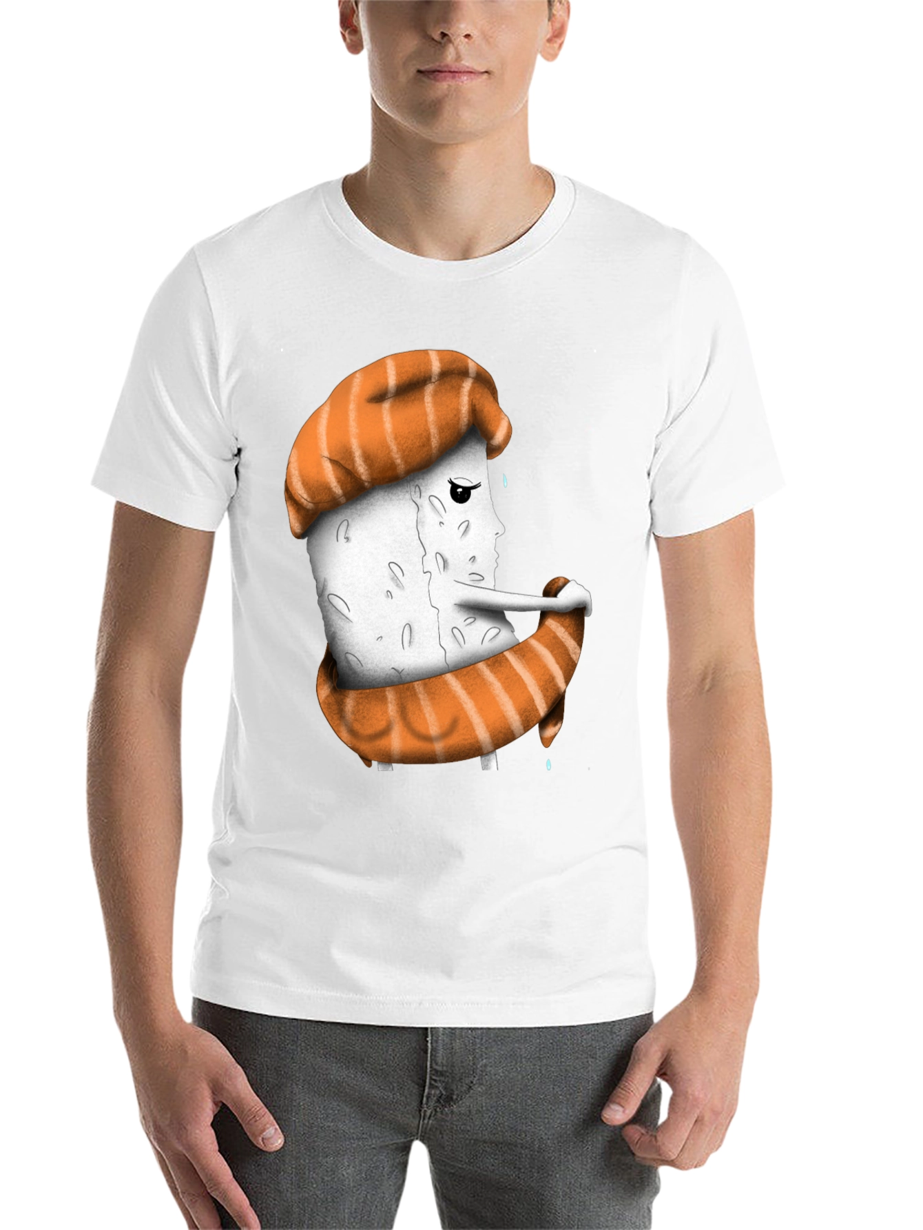 Sushi Sadness T-Shirt - Unique Graphic Tee