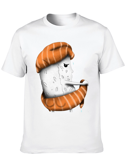 Sushi Sadness T-Shirt - Unique Graphic Tee