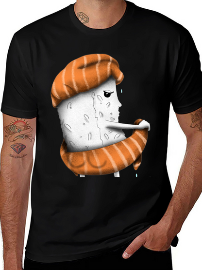 Sushi Sadness T-Shirt - Unique Graphic Tee