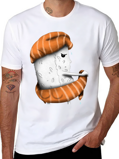 Sushi Sadness T-Shirt - Unique Graphic Tee