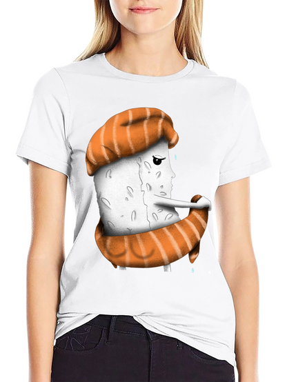 Sushi Sadness T-Shirt - Unique Graphic Tee