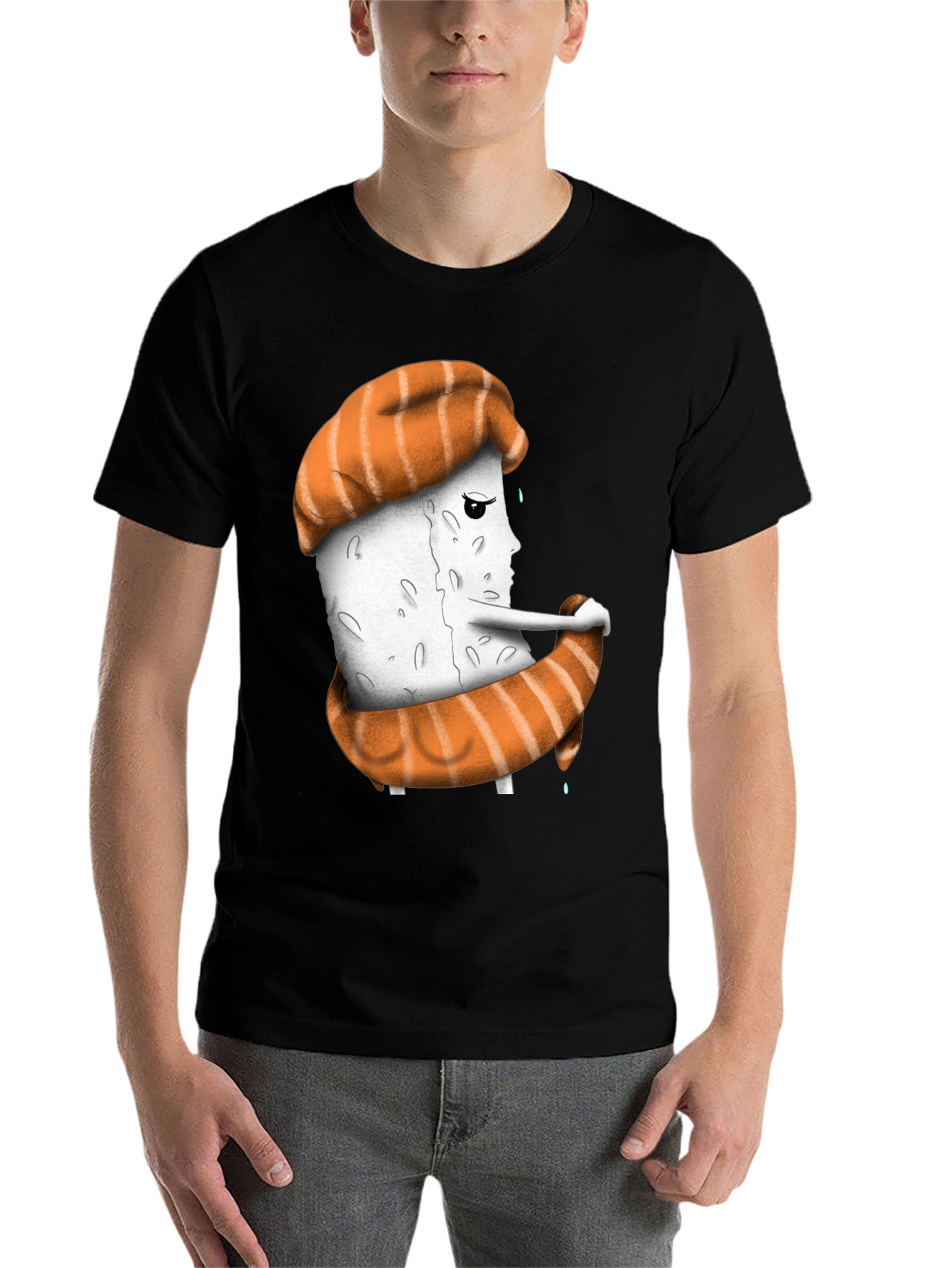 Sushi Sadness T-Shirt - Unique Graphic Tee