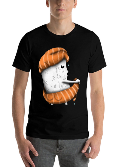 Sushi Sadness T-Shirt - Unique Graphic Tee