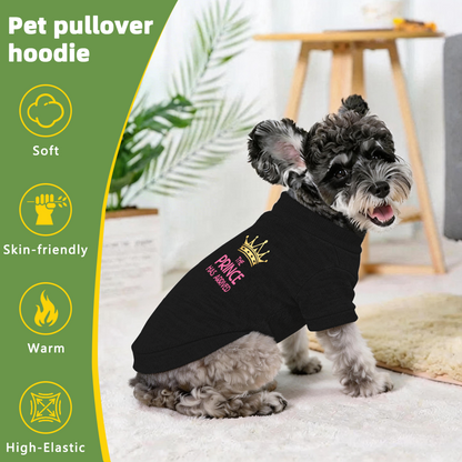 The Prince Has Arrived Cute Crown Dog Warm Sweater