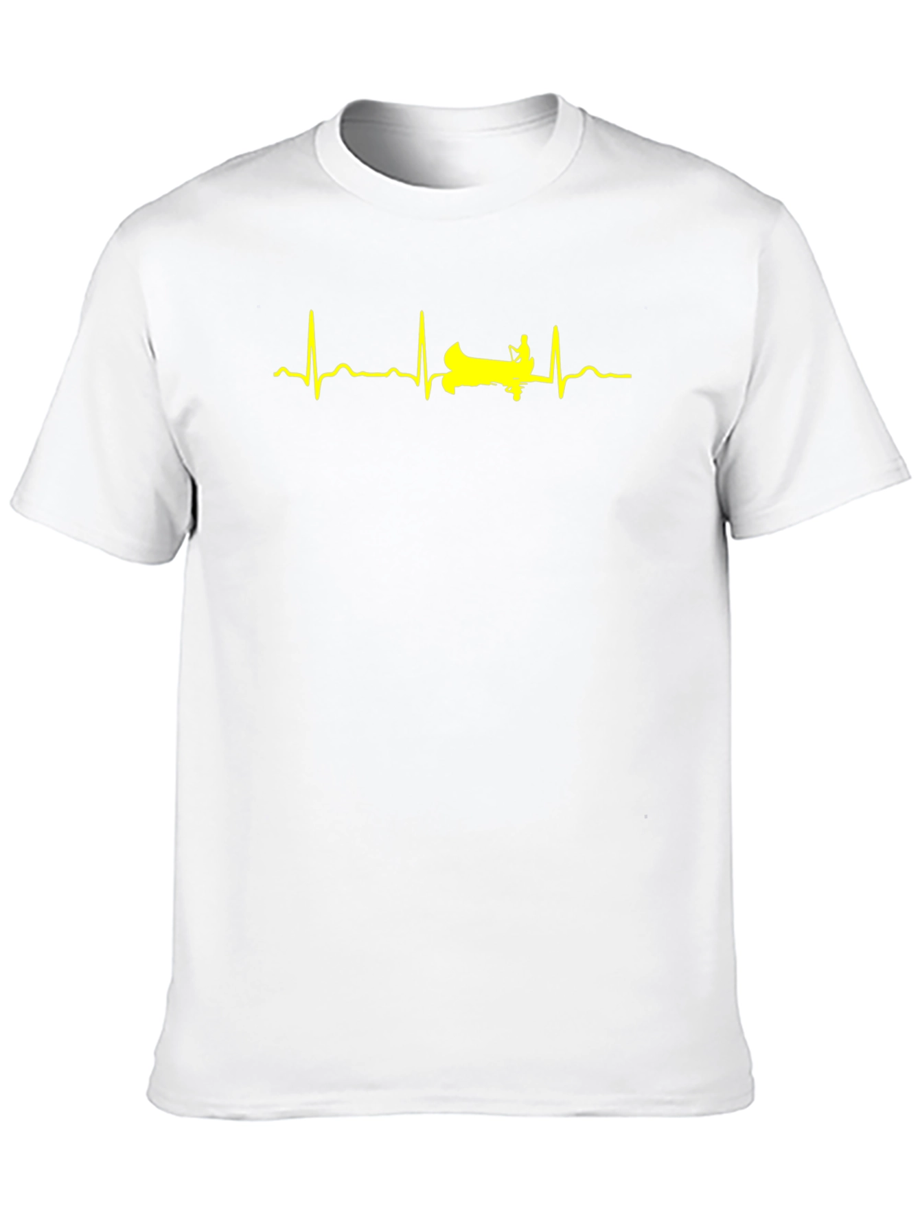 Kayak Heartbeat Graphic Tee - Black