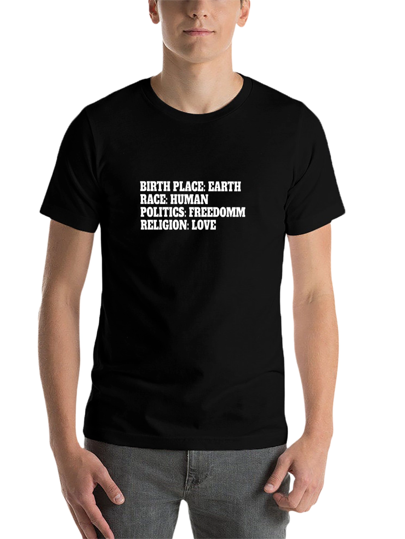 Earth Race Human Love T-Shirt