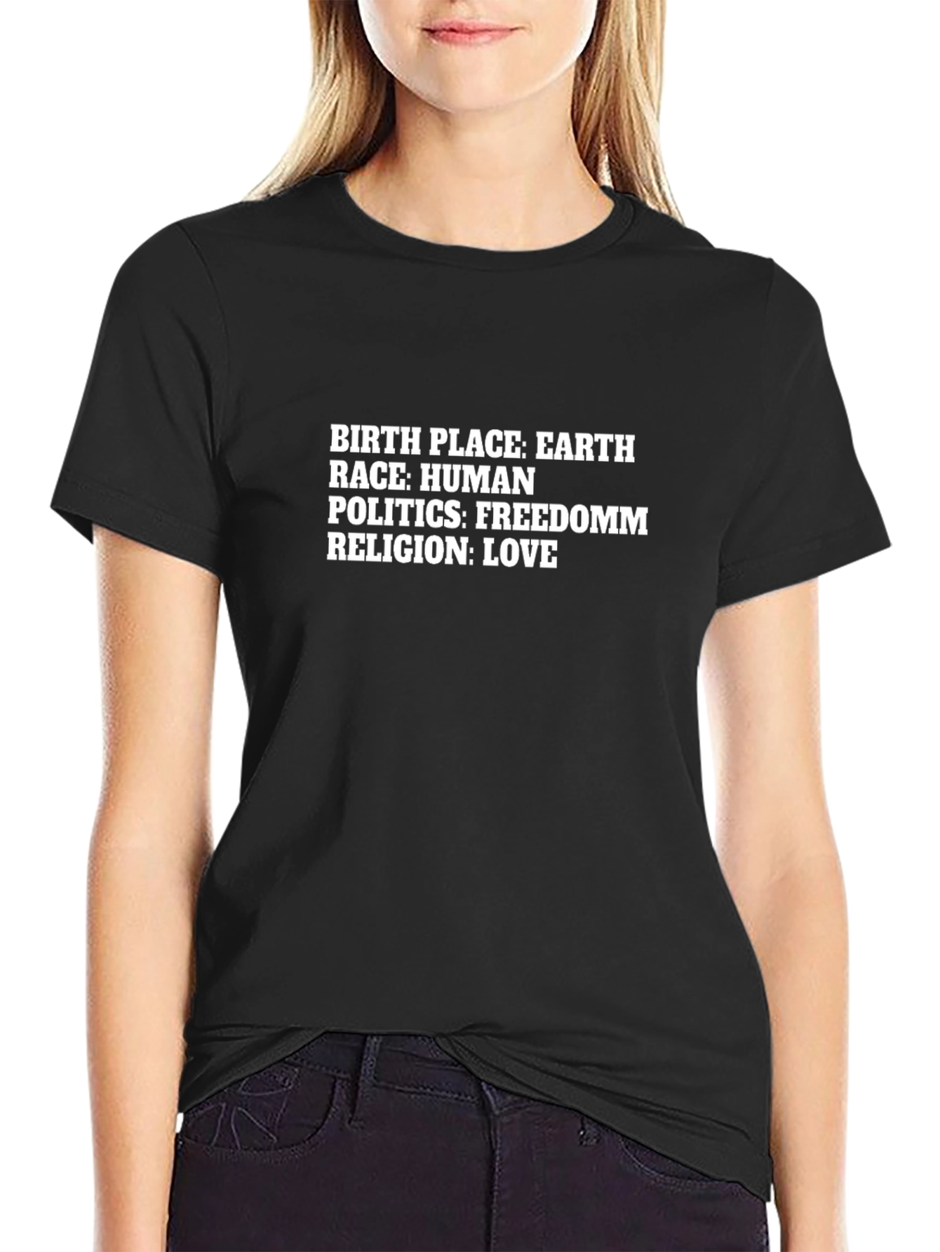 Earth Race Human Love T-Shirt