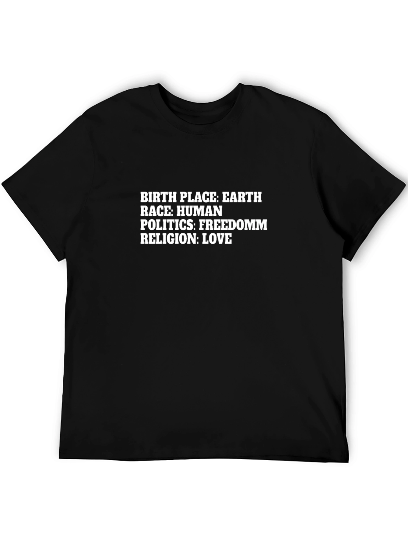 Earth Race Human Love T-Shirt