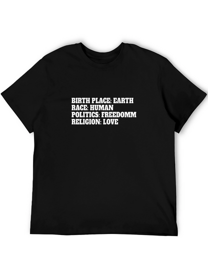 Earth Race Human Love T-Shirt